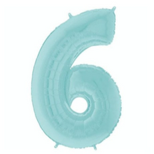 Load image into Gallery viewer, Jumbo Numbers - Pastel Blue (Teal)