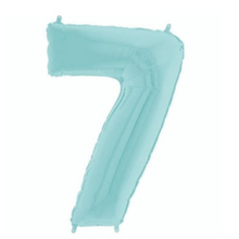 Load image into Gallery viewer, Jumbo Numbers - Pastel Blue (Teal)