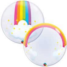 Load image into Gallery viewer, Deco Bubble 24" Rainbow - Personalised STANDARD colour lettering
