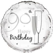 Load image into Gallery viewer, 13th - 100th Birthday Champage Foil Helium Balloon 18"