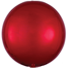 Load image into Gallery viewer, Orb Balloon 15" Red - Personalised STANDARD colour lettering