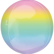 Load image into Gallery viewer, Orb THREE Balloon Cluster - VARIOUS COLOURS Personalised STANDARD colour lettering