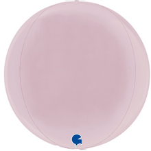 Load image into Gallery viewer, Orb Balloon 15" Pastel Pink - Personalised STANDARD colour lettering