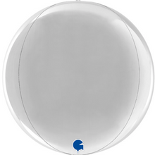 Load image into Gallery viewer, Orb Balloon 15" Silver Mirror - Personalised STANDARD colour lettering