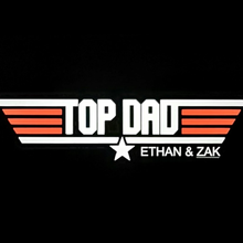 Load image into Gallery viewer, 'TOP DAD' Mens Adult Personalised T-Shirt BLACK