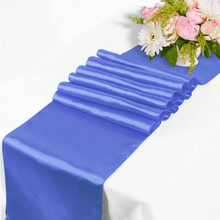 Load image into Gallery viewer, Satin Table Runner VARIOUS COLOURS. 'Add on product' only. (HIRE)