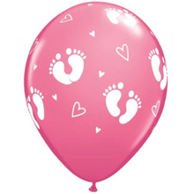 Load image into Gallery viewer, 'Footprints' Table Balloon Cluster (of 3) Various colours!
