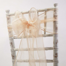 Load image into Gallery viewer, Chair Sash Chiffon VARIOUS COLOURS. 'Add on product' only. (HIRE)