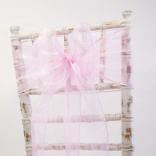 Load image into Gallery viewer, Chair Sash Chiffon VARIOUS COLOURS. 'Add on product' only. (HIRE)