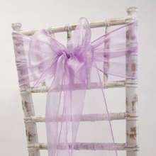 Load image into Gallery viewer, Chair Sash Chiffon VARIOUS COLOURS. 'Add on product' only. (HIRE)