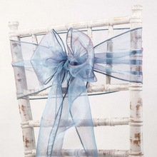 Load image into Gallery viewer, Chair Sash Chiffon VARIOUS COLOURS. 'Add on product' only. (HIRE)