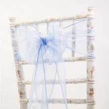 Load image into Gallery viewer, Chair Sash Chiffon VARIOUS COLOURS. 'Add on product' only. (HIRE)