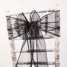 Load image into Gallery viewer, Chair Sash Chiffon VARIOUS COLOURS. 'Add on product' only. (HIRE)