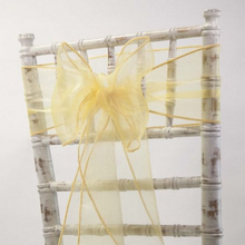 Load image into Gallery viewer, Chair Sash Chiffon VARIOUS COLOURS. 'Add on product' only. (HIRE)