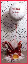 Load image into Gallery viewer, Elf Arrival! Envelope, Personalised Balloon, Waterbottle & Chocolate Coin/s