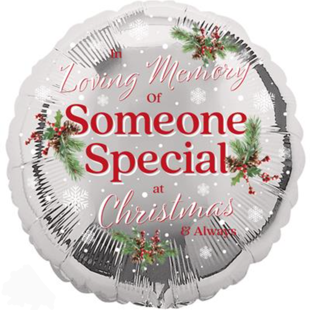 Remembering a Wonderful 'Someone Special' at Christmas Foil Helium Balloon 18