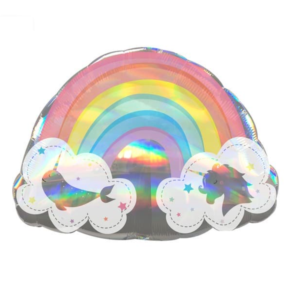 Supershape & Number Party Package - RAINBOW