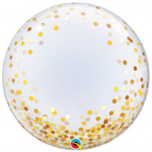 Load image into Gallery viewer, Deco Bubble 24&quot; Gold Dot - Harry Potter - Personalised STANDARD colour lettering
