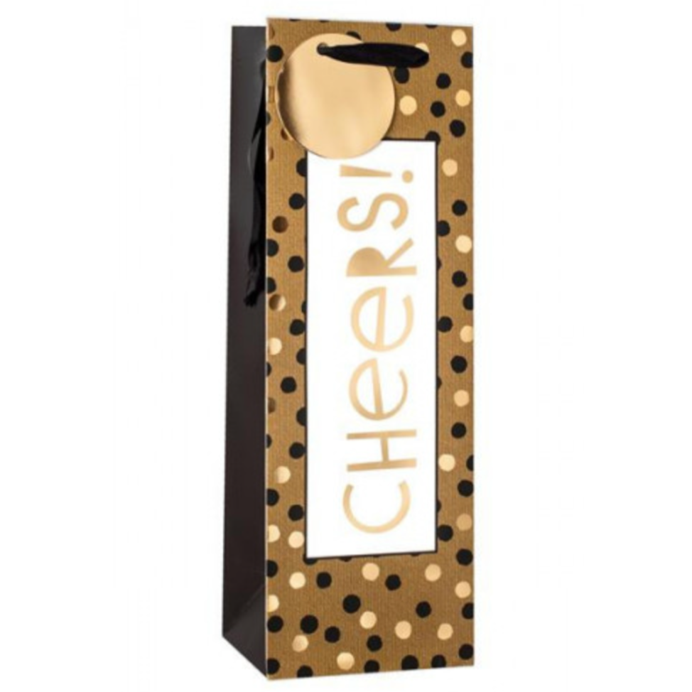 Gift bag Bottle 'Cheers'