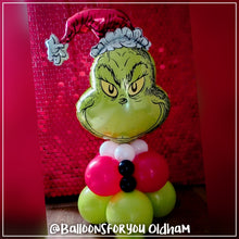 Load image into Gallery viewer, The Grinch Supershape Balloon Stack
