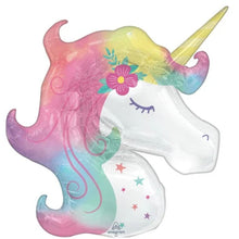 Load image into Gallery viewer, Supershape &amp; Number Party Package - UNICORN  PASTEL
