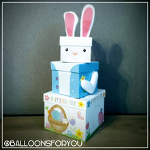 Load image into Gallery viewer, Easter Bunny Rabbit Stacker Plush Gift Box Set (3 Piece)
