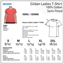 Load image into Gallery viewer, Ladies Adult Personalised T-Shirt BLACK
