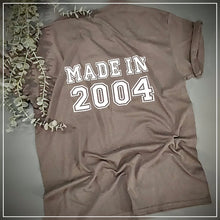 Load image into Gallery viewer, Mens / Unisex Adult &quot;MADE IN...&quot; T-Shirt CHARCOAL
