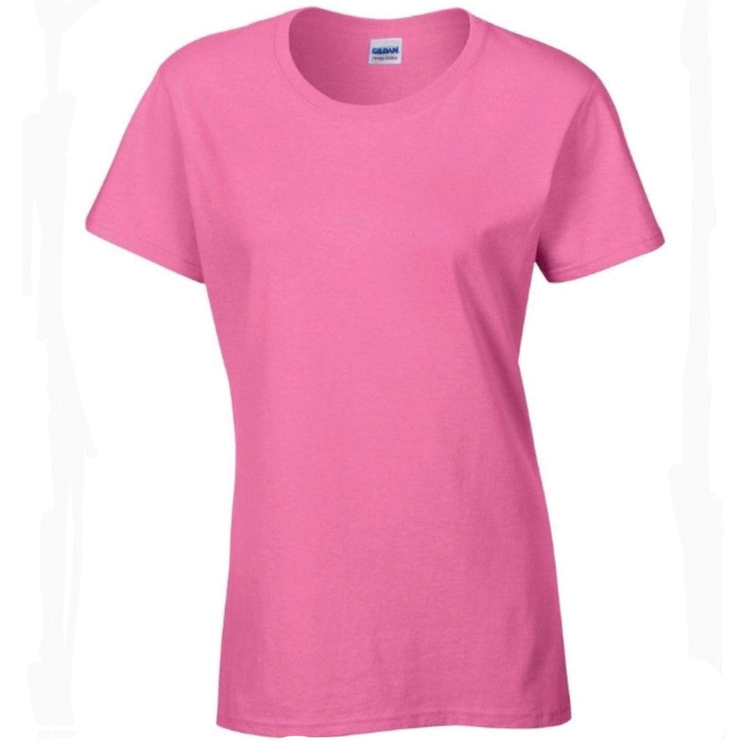 Ladies Adult Personalised T-Shirt AZALEA PINK