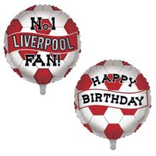 Load image into Gallery viewer, Football Liverpool Foil Helium Balloon 18&quot;
