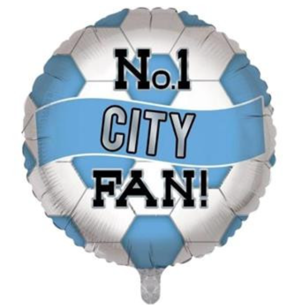 Football City Foil Helium Balloon 18