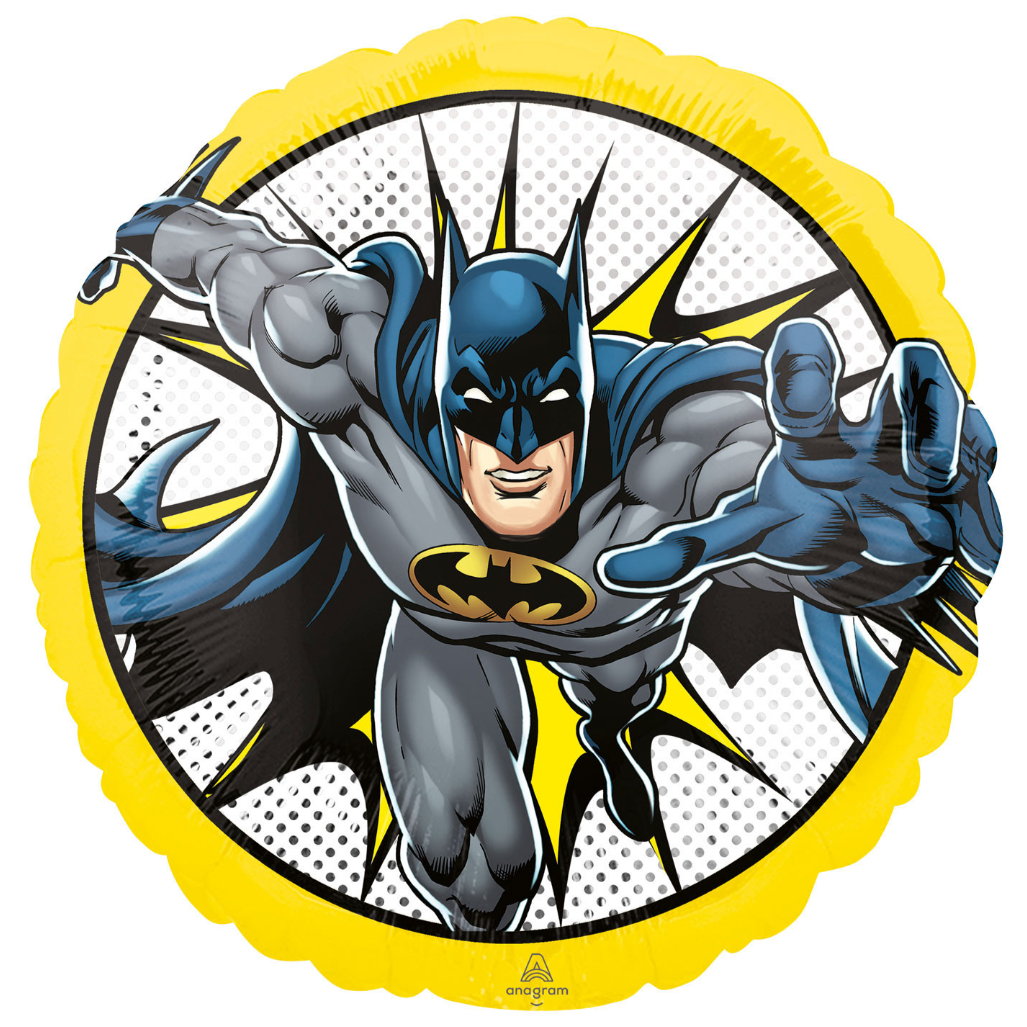 Batman Round Foil Helium Balloon 18