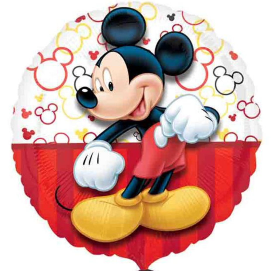 Mickey / Minnie Mouse Red Foil Helium Balloon 18