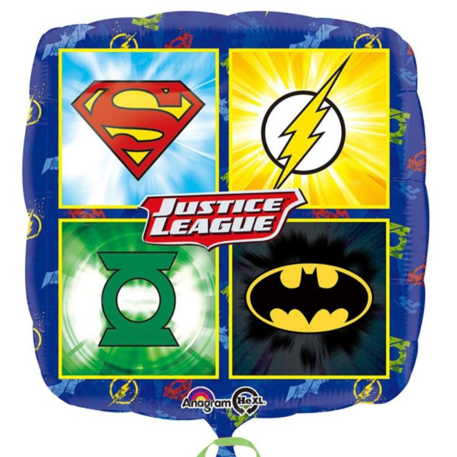 Justice League Foil Helium Balloon 18