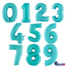 Load image into Gallery viewer, Jumbo Numbers - Pastel Blue (Teal)
