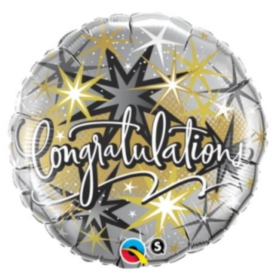 Congratulations Foil Helium Balloon 18