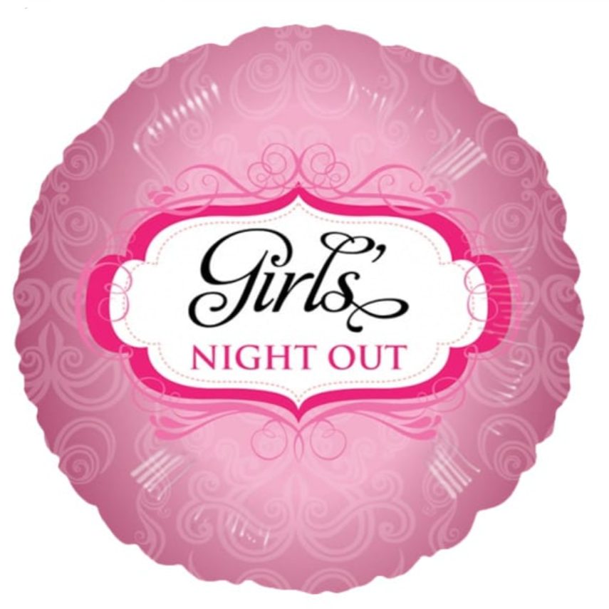 Girls Night Out Foil Helium Balloon 18