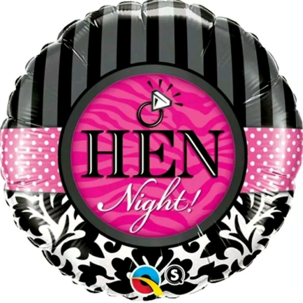 Hen Night Foil Helium Balloon 18