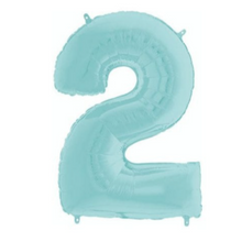 Load image into Gallery viewer, Jumbo Numbers - Pastel Blue (Teal)
