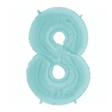 Load image into Gallery viewer, Jumbo Numbers - Pastel Blue (Teal)
