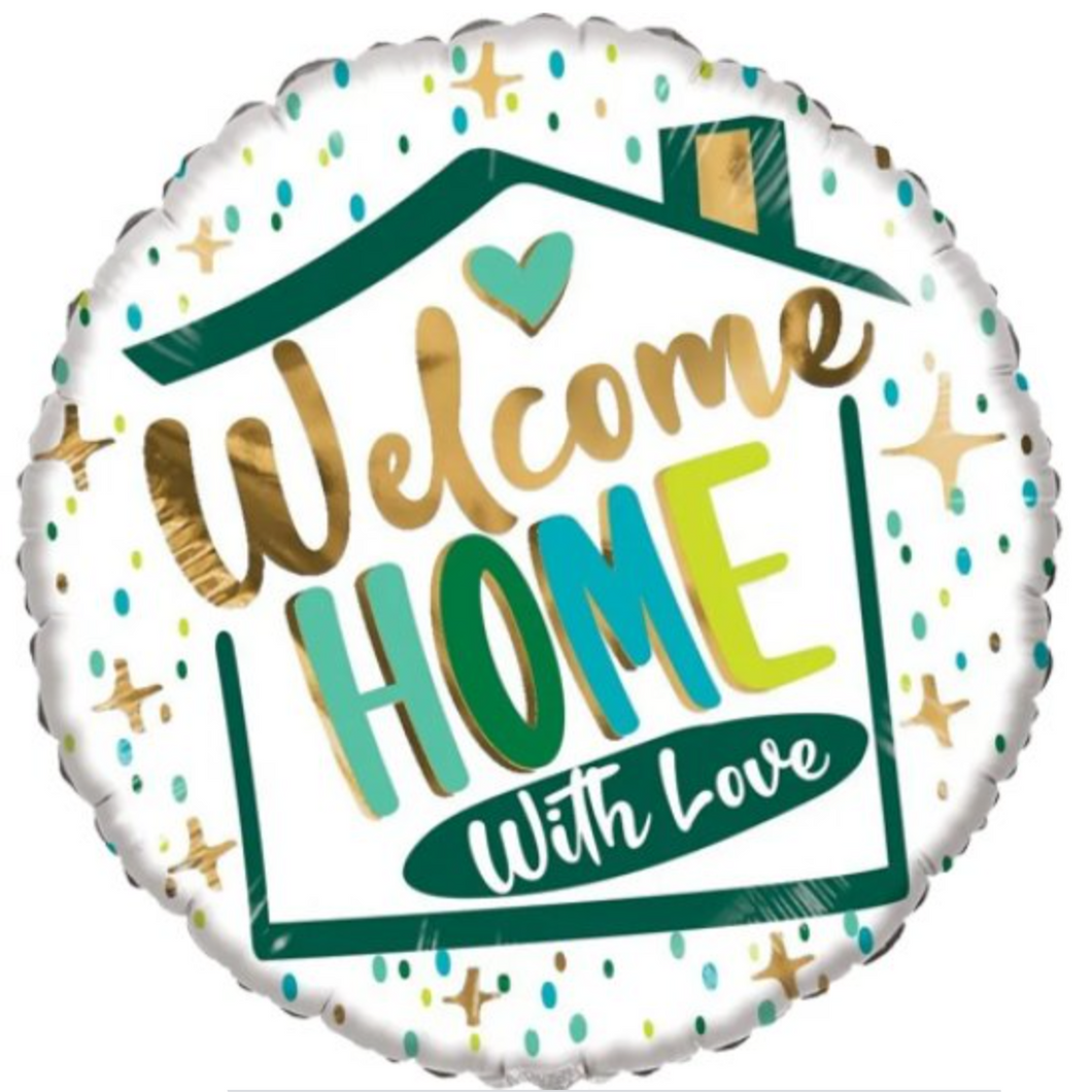 Welcome Home Foil Helium Balloon 18