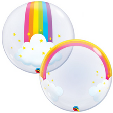 Load image into Gallery viewer, Deco Bubble 24&quot; Rainbow - Personalised STANDARD colour lettering
