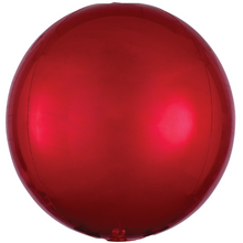 Load image into Gallery viewer, Orb Balloon 15&quot; Red - Personalised STANDARD colour lettering
