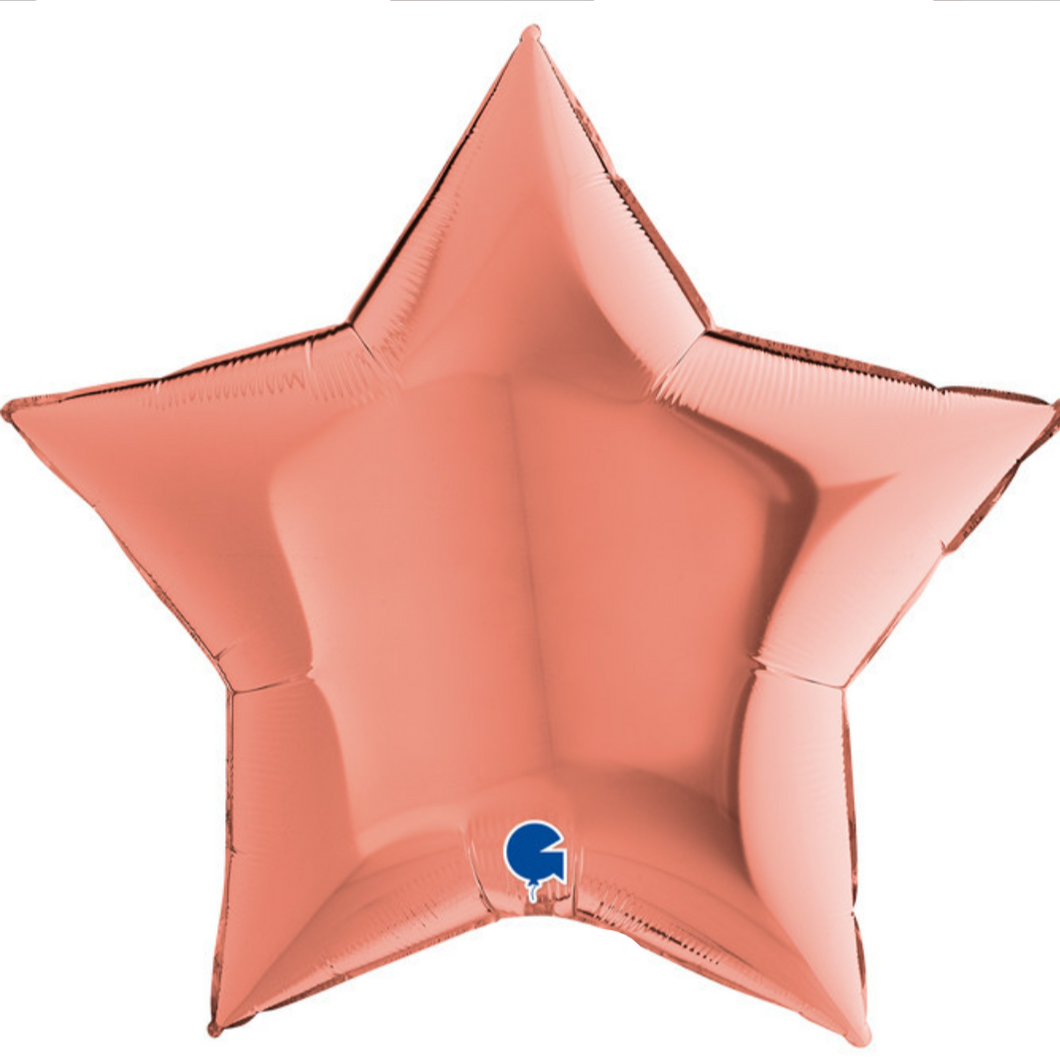 Giant Star Balloon ROSE GOLD 36