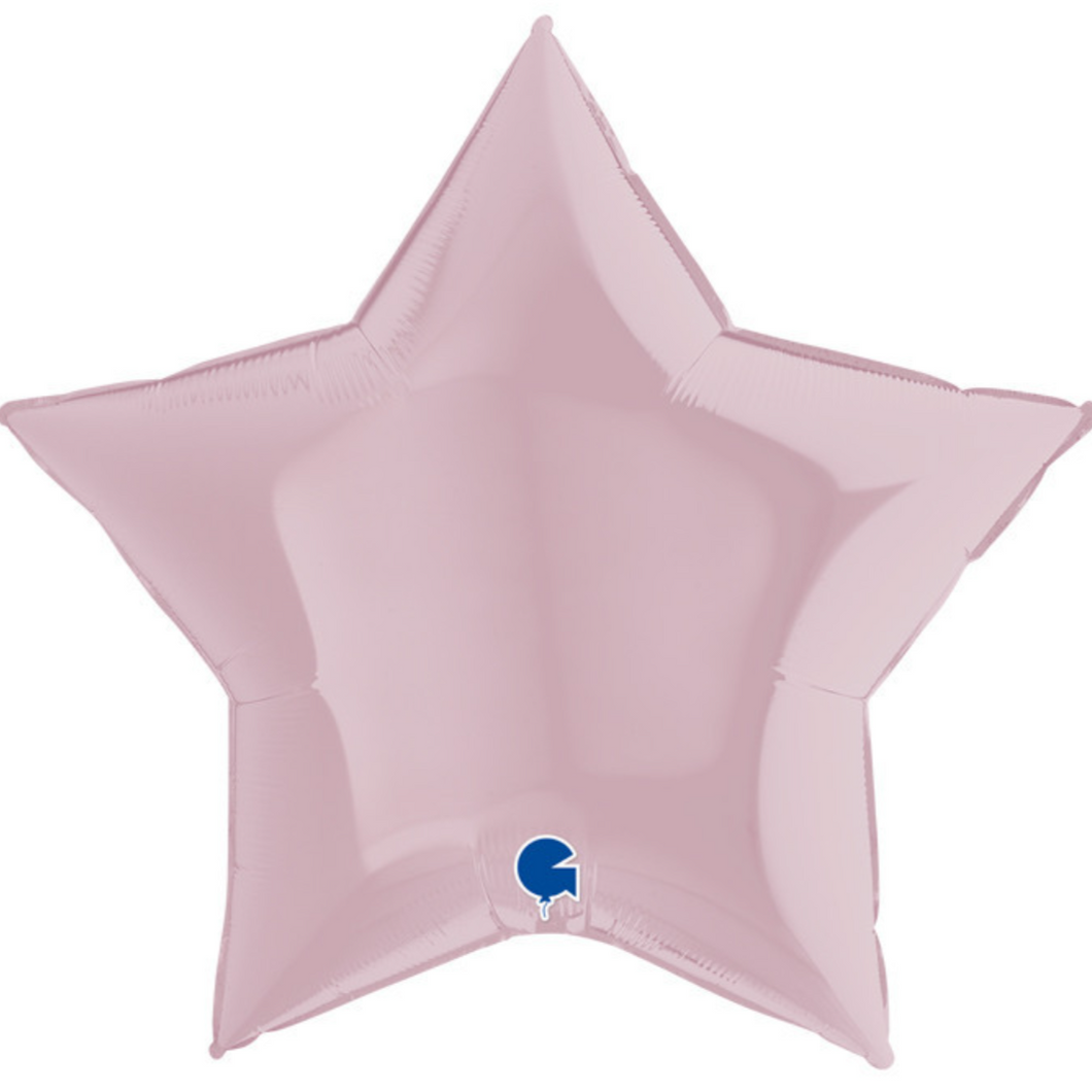 Giant Star Balloon PASTEL PINK 36