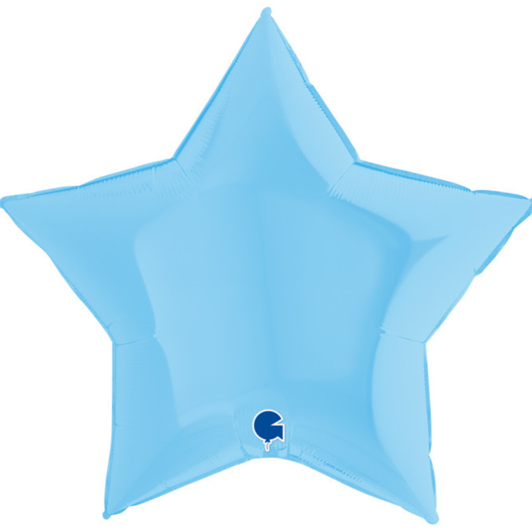 Giant Star Balloon CITY BLUE 36