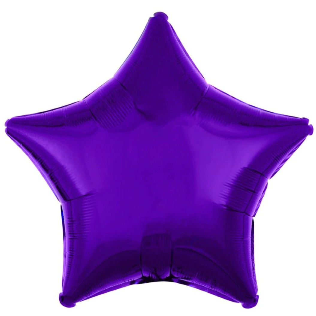 Giant Star Balloon PURPLE 36