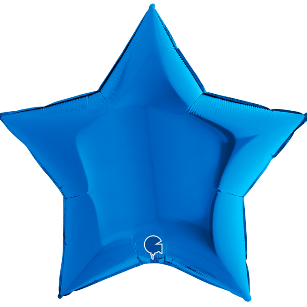 Giant Star Balloon BLUE 36