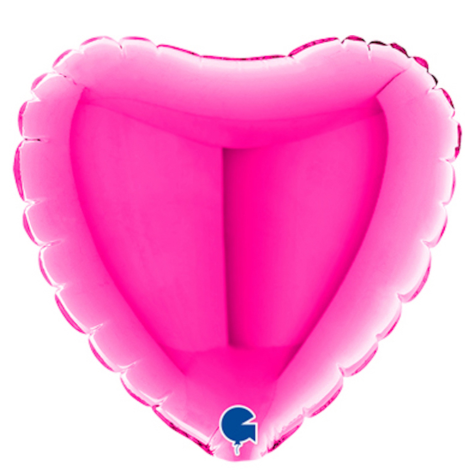 Giant Heart Balloon FUCHSIA 36