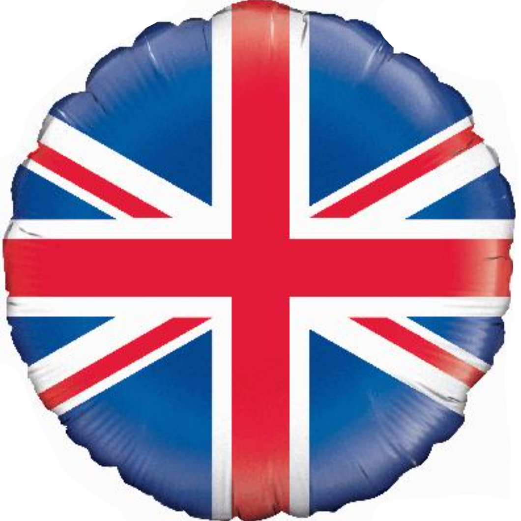 Union Jack Foil Helium Balloon 18